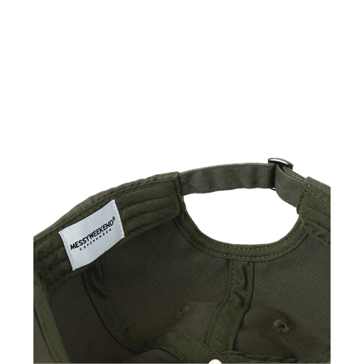 MessyWeekend Cap, Army, One Size