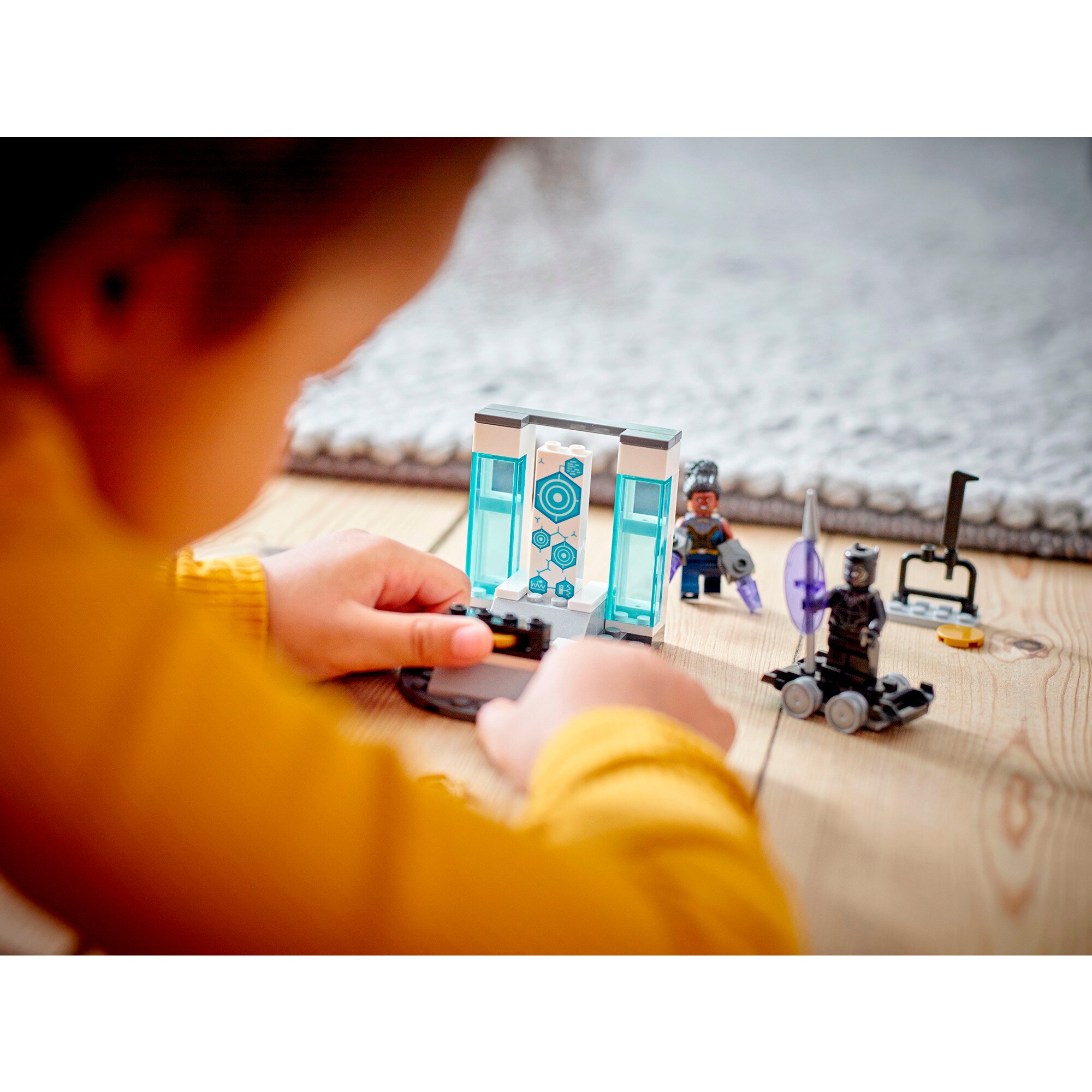 LEGO Konstruktionsspielzeug Marvel Super Heroes Shuris Labor