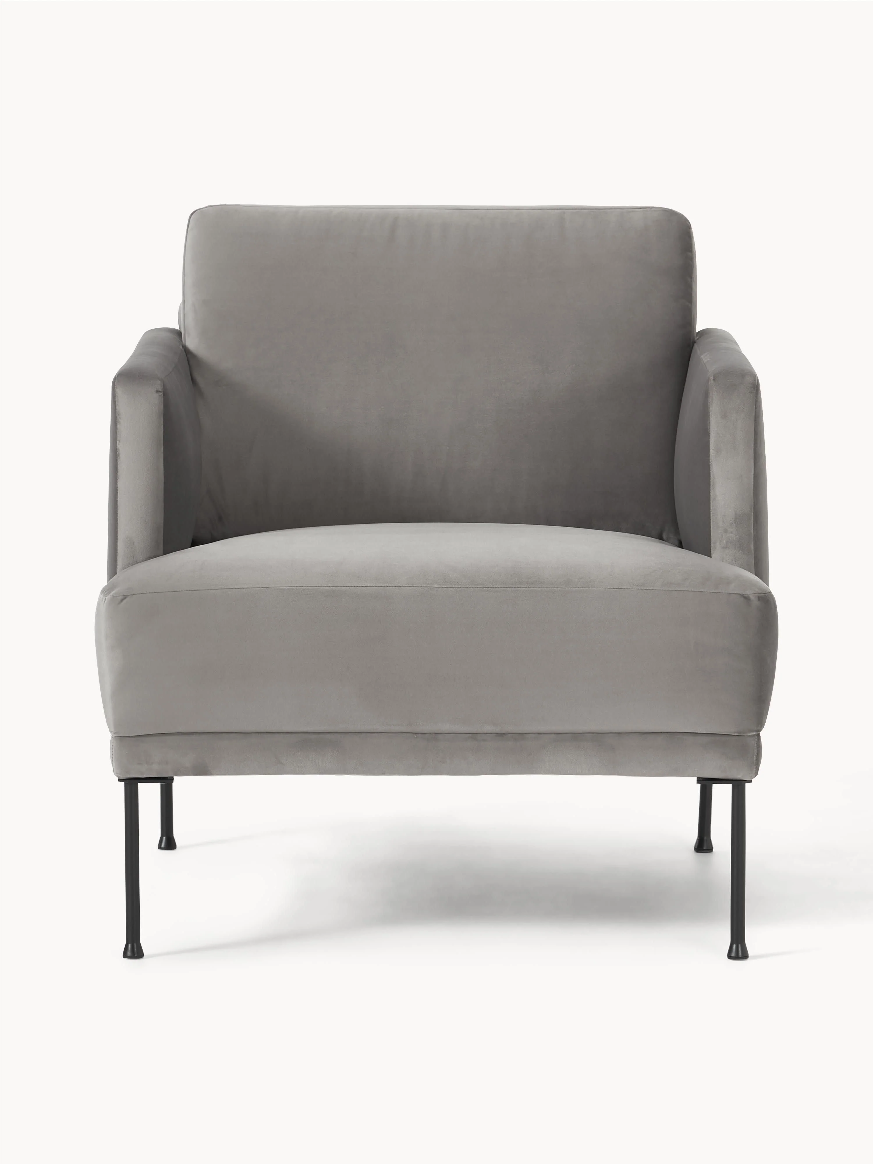 Fluwelen fauteuil Fluente