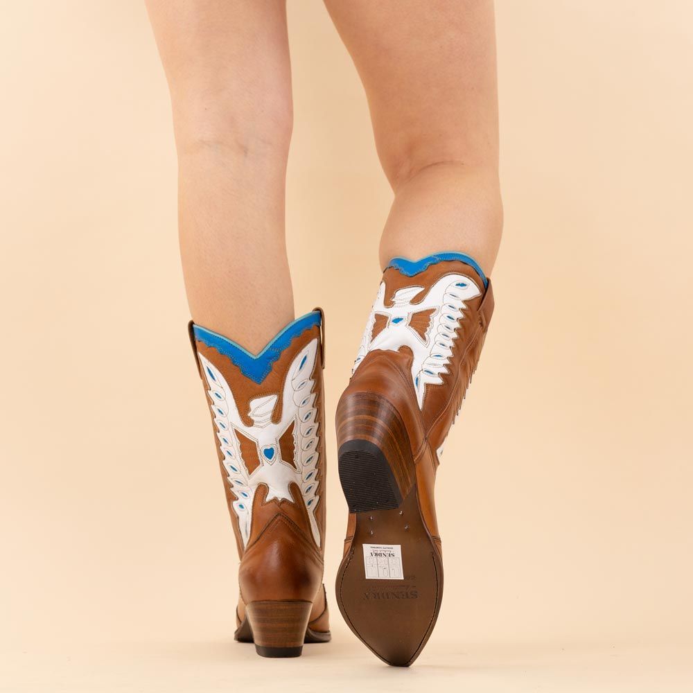 Sendra cowboyboots 17294 cuoio