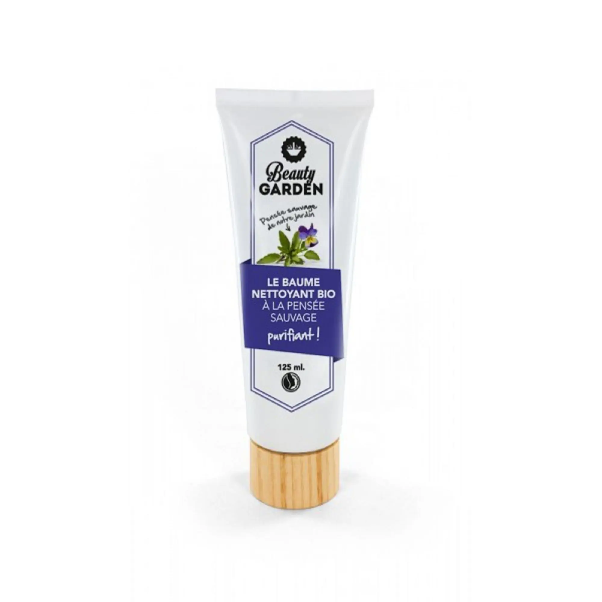 Beauty Garden - Baume nettoyant bio pensée sauvage PurifiantTube 125ml - Soin de jour