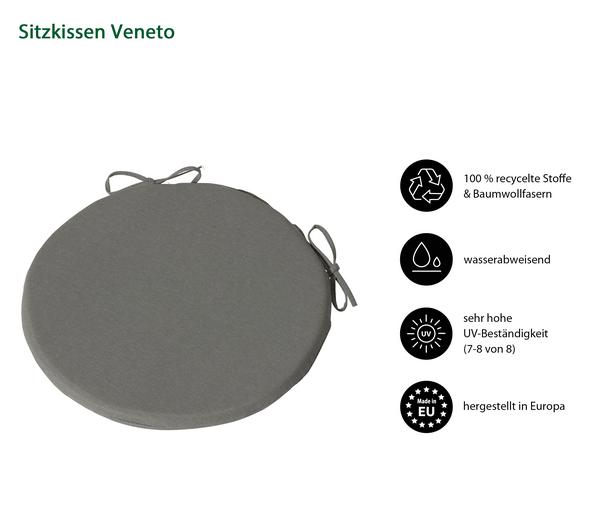 Dehner Sitzkissen Veneto, Ø40/H4 cm