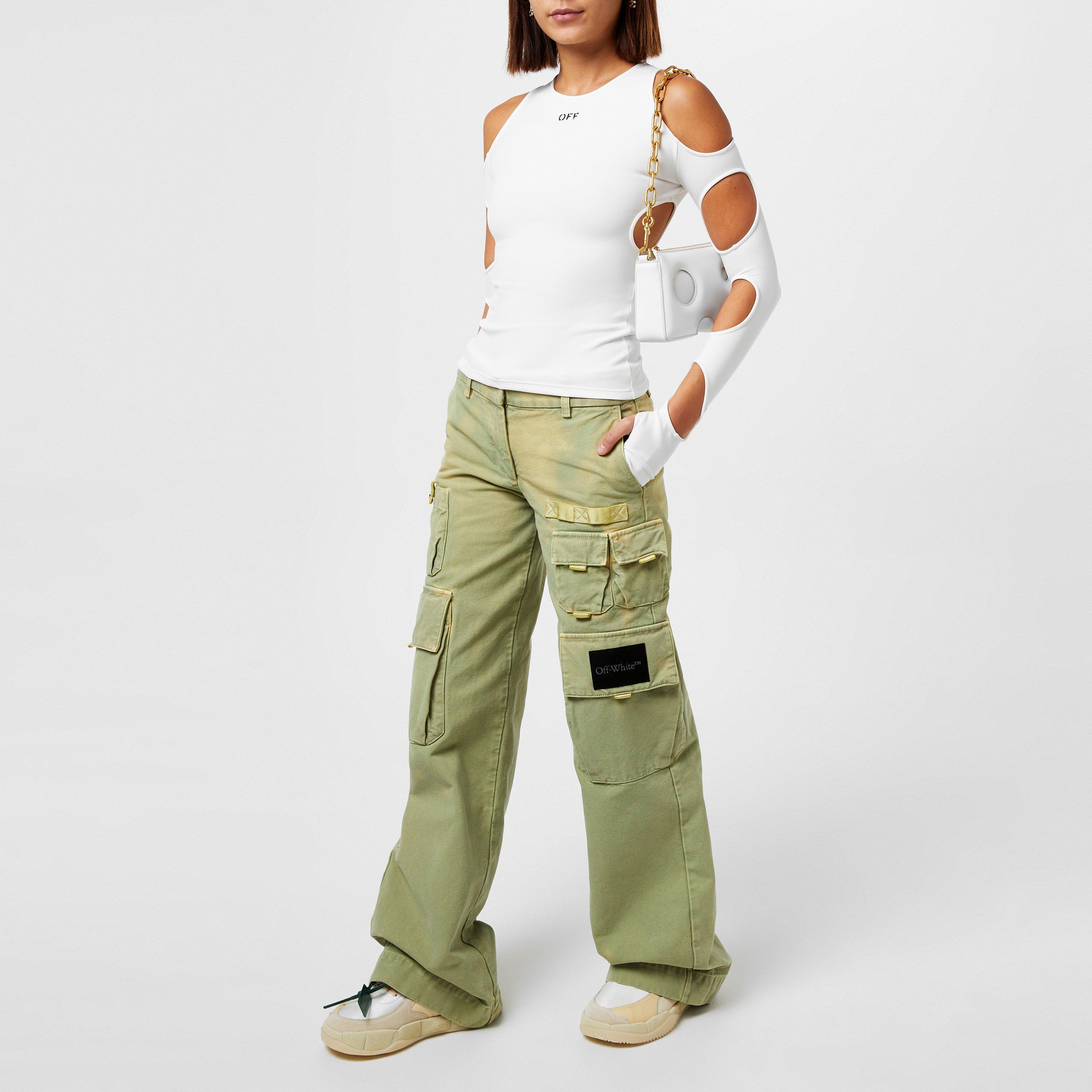 Off White Cut Out Top