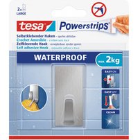 Powerstrips Crochet ZOOM WATERPROOF Large, métal