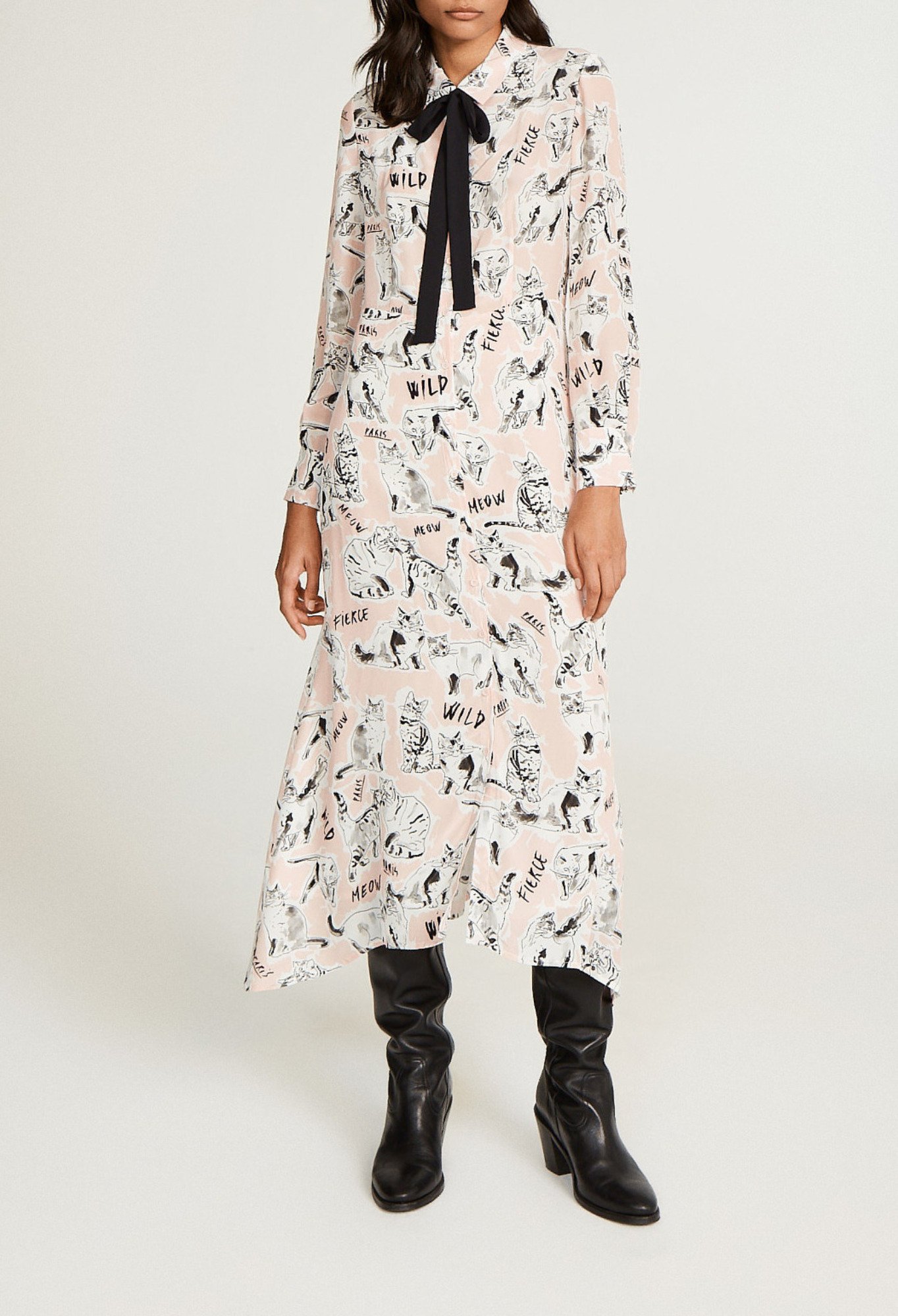 Robe-chemise imprimee