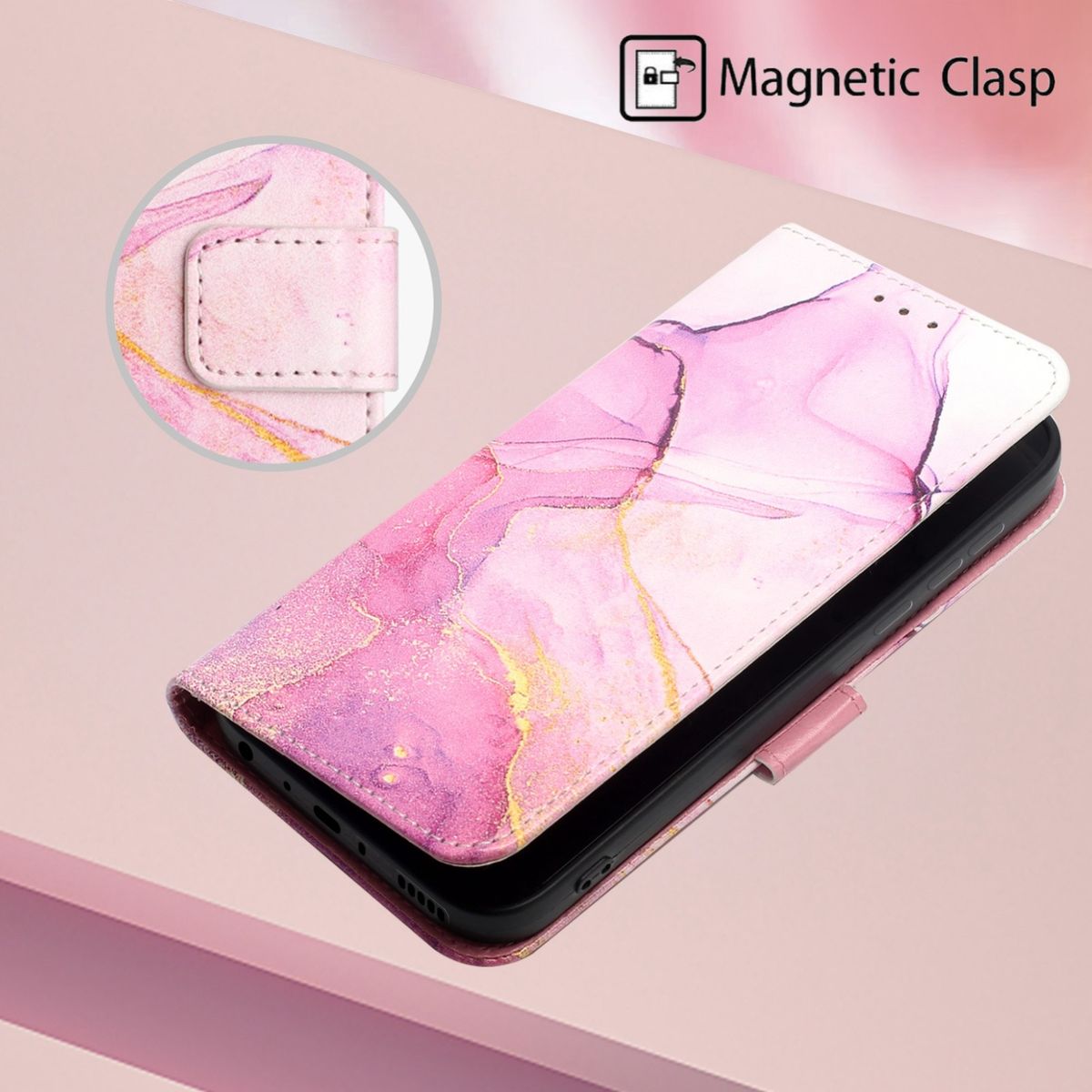 Hülle Handy Schutz für Apple iPhone 15 Plus Case Cover Klapp Tasche Wallet Etuis