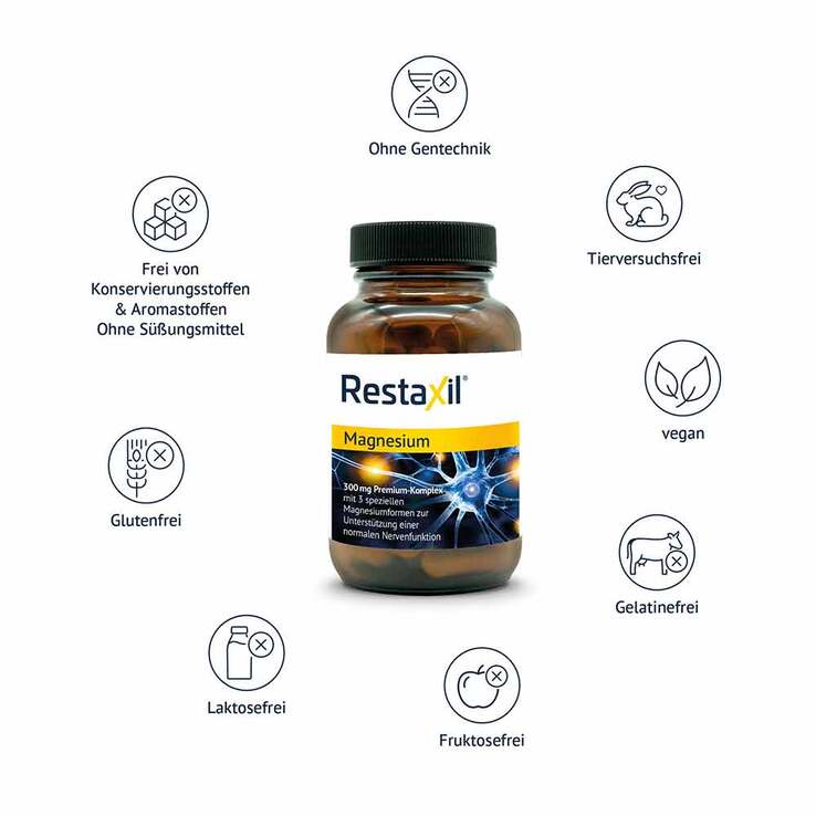 Restaxil Magnesium Kapseln, 60 St