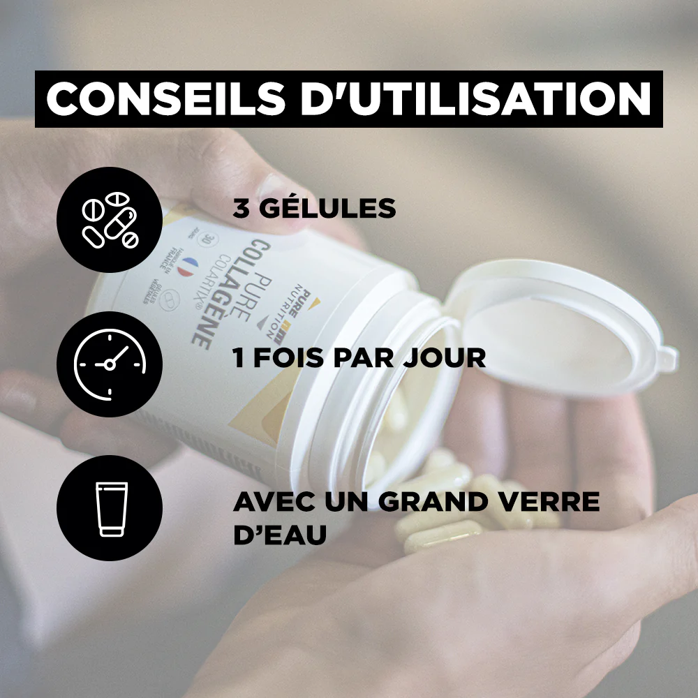 PURE AM NUTRITION PURE Collagène Peptan ®II (Colartix)