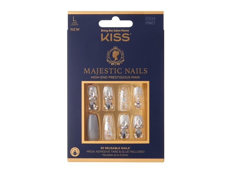 Kiss Kunstnägel-Set Majestic Sparkle 30 Stück Kunstnägel für eine High-End Maniküre für zu Hause