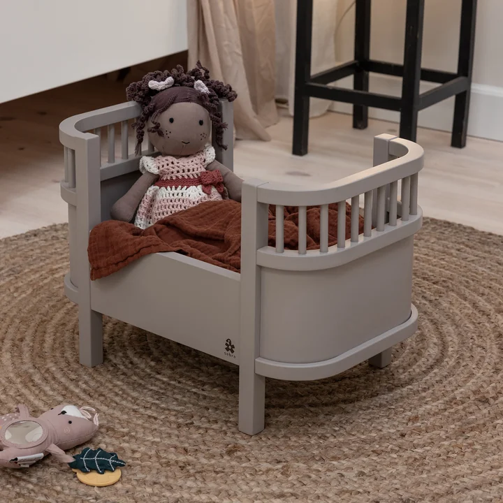 Sebra - Puppenbett, inkl. Matratze, jetty beige