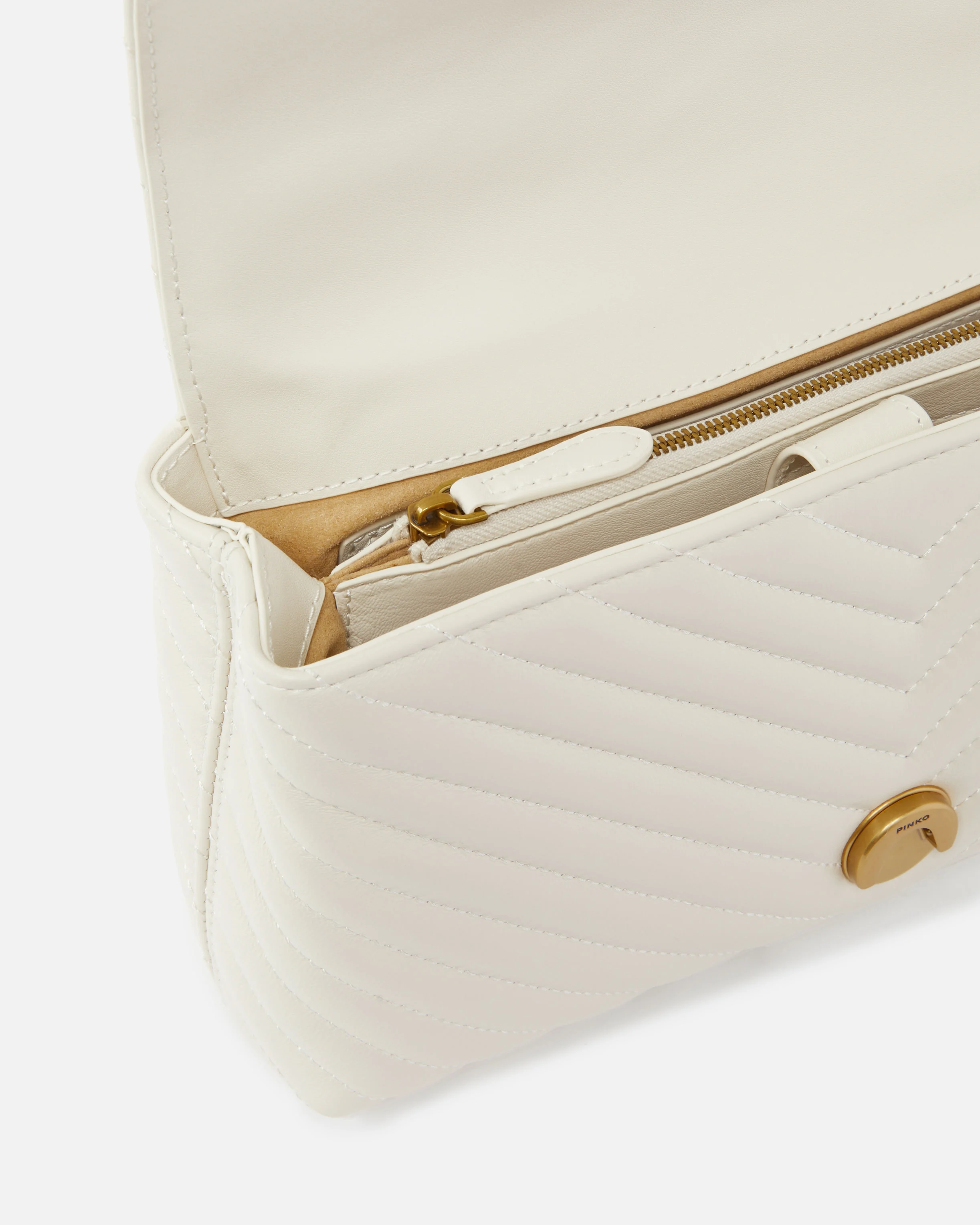 Classic lady love bag puff | Blanc