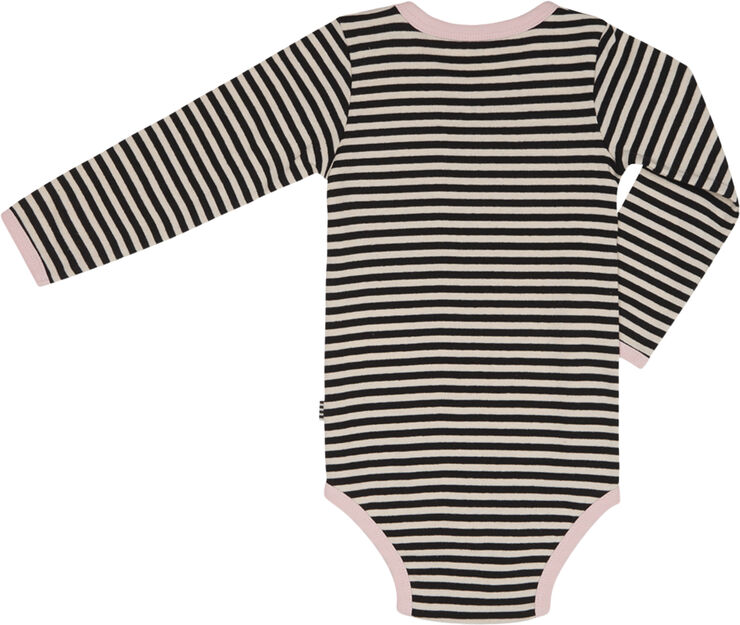 Mads Nørgaard - Copenhagen Soft Duo Striped Body Off white/ black / pink