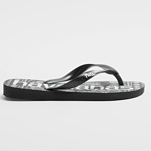 Tongs Top Logo Mania Bandana Noir