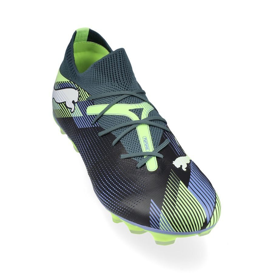 PUMA Future 7 Match FG/AG Lights Out - Gray Skies/Blanc/Fizzy Apple Femme