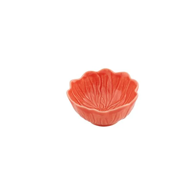 Bordallo Pinheiro  Flora skål, Salmon - Ø12,5 cm.