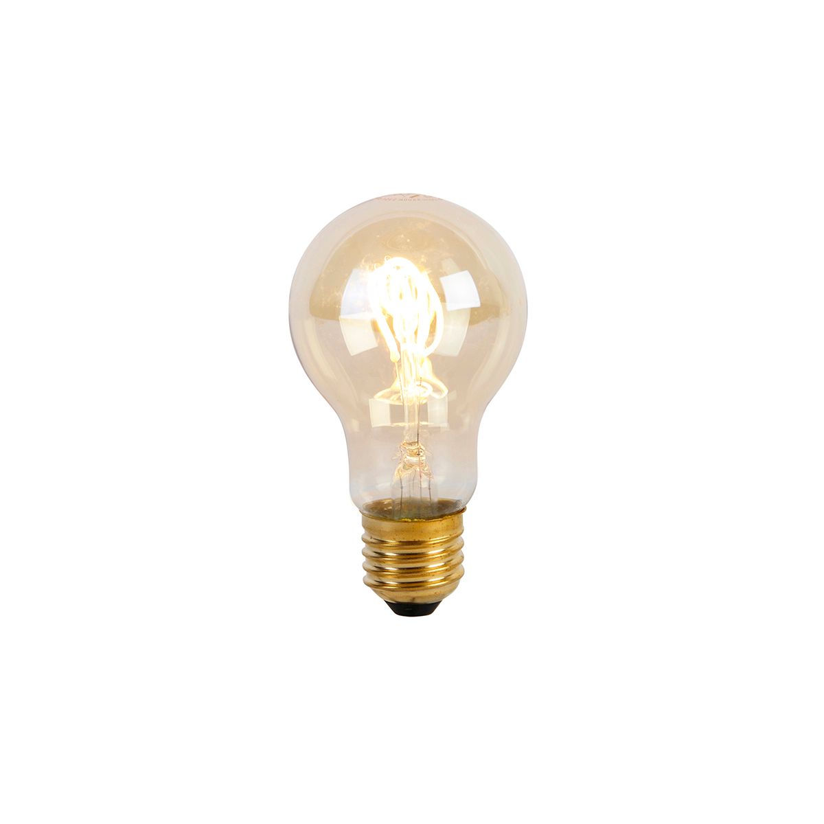 E27 LED lamp spiraal filament A60 goldline 2W 150 lm 2200K