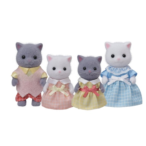 La famille chat persan Sylvanian Families 5455
