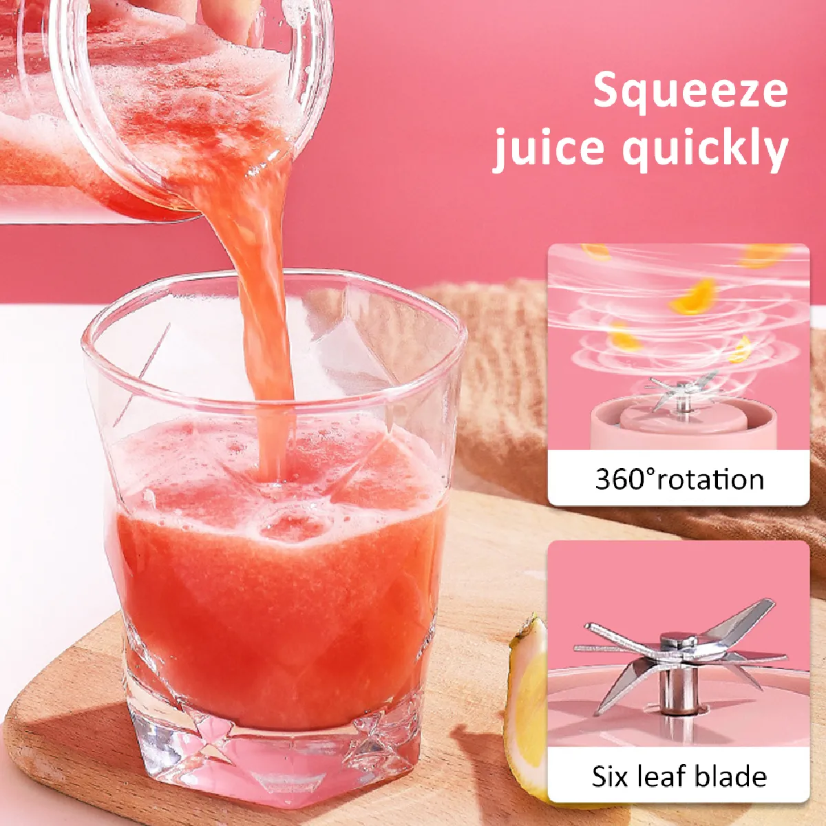 Universal Mini Mélangeurs à Smoothies Portables
