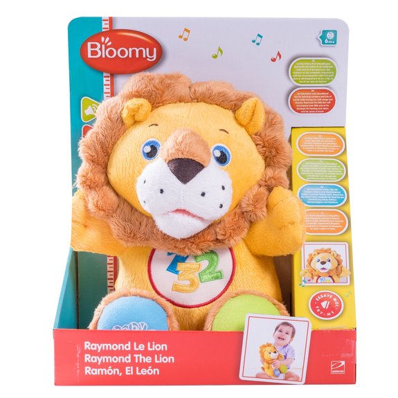 Peluche interactive Raymond le lion