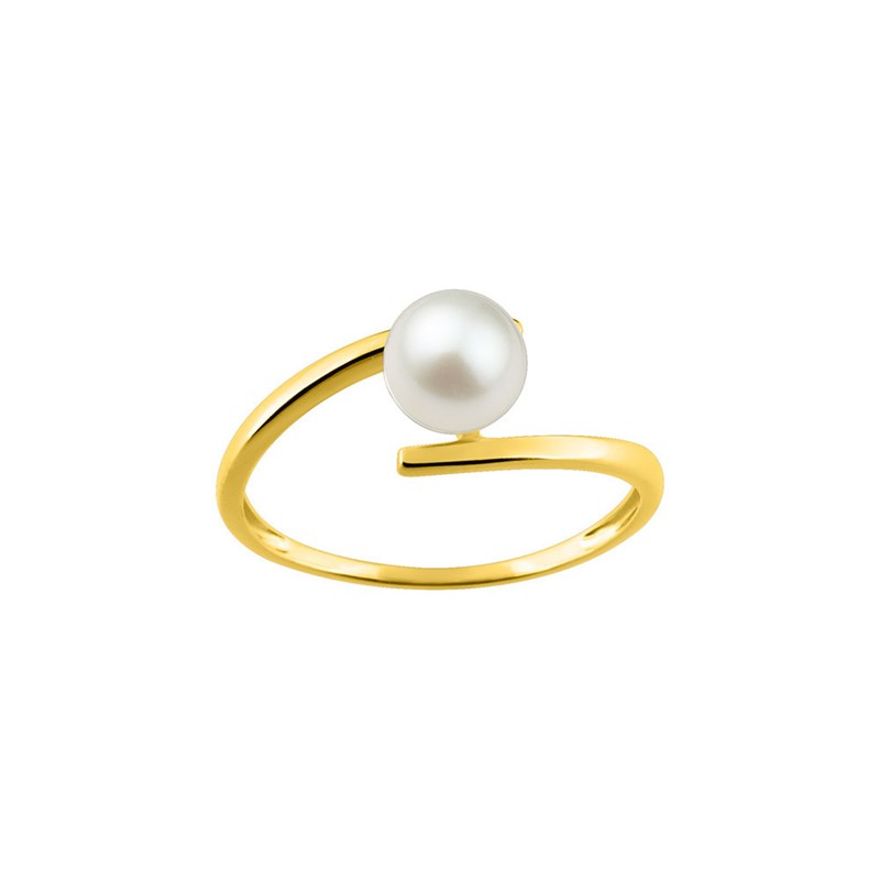 Bague Femme - perle - Or 9 Carats