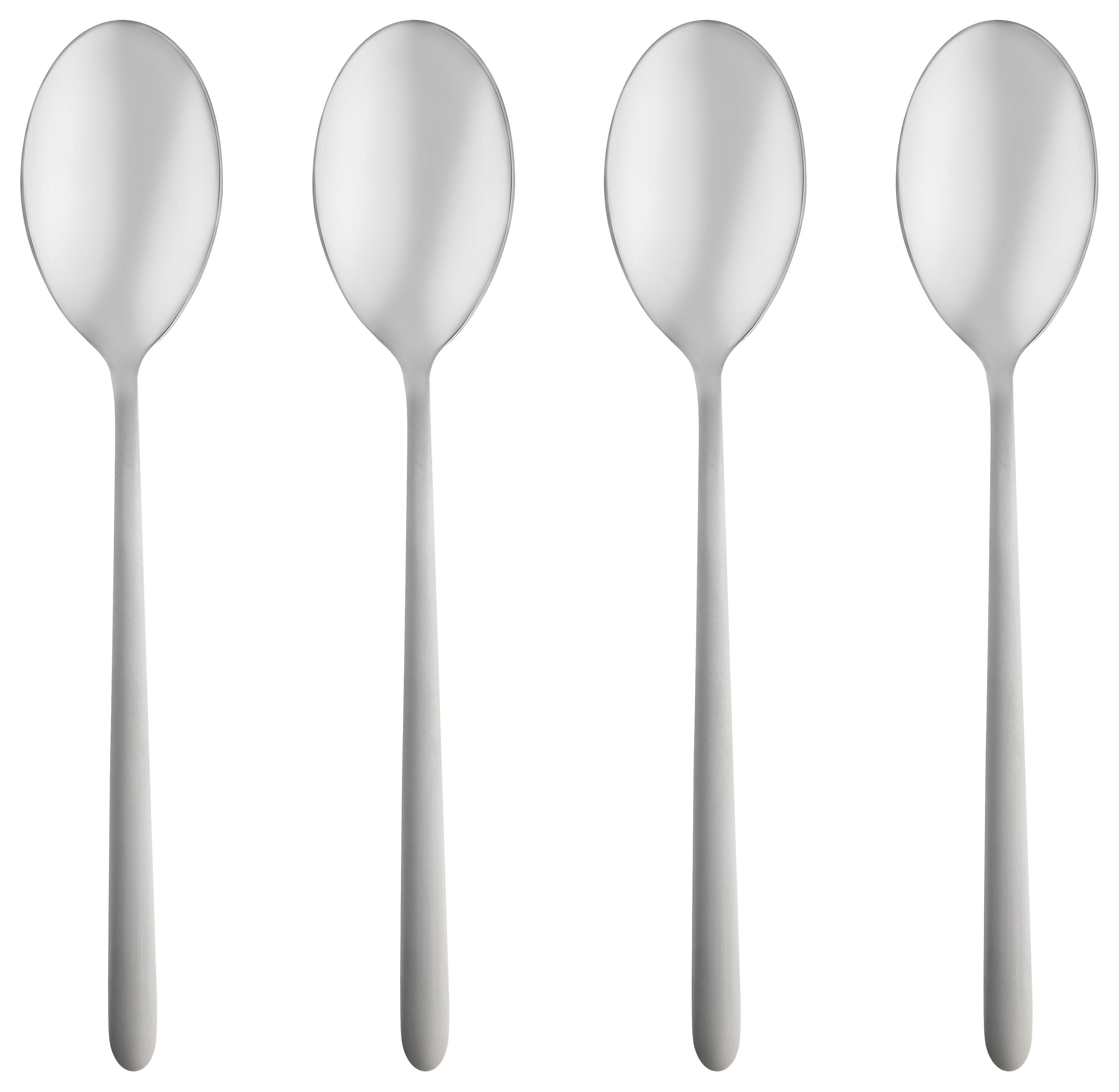 SOLA PAULIN Esslöffel-Set - Chrom / B: 4.1 cm x T: 2.7 cm x H: 21.0 cm