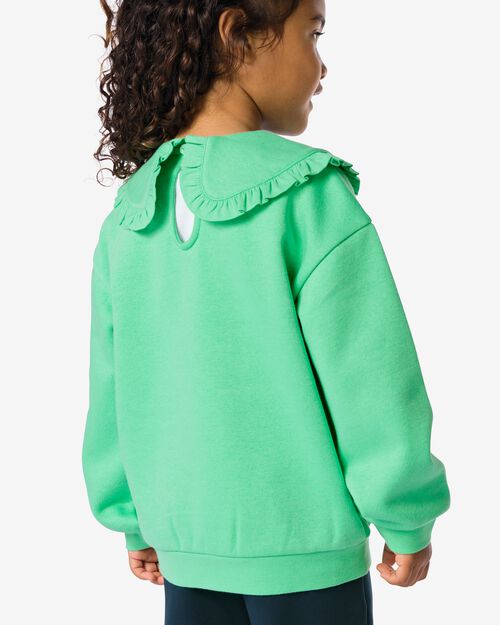 sweat enfant avec col vert
