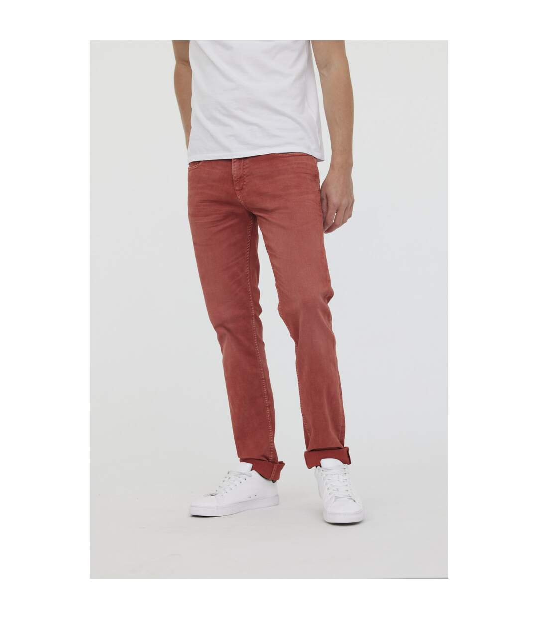 Pantalon coton straight JIM