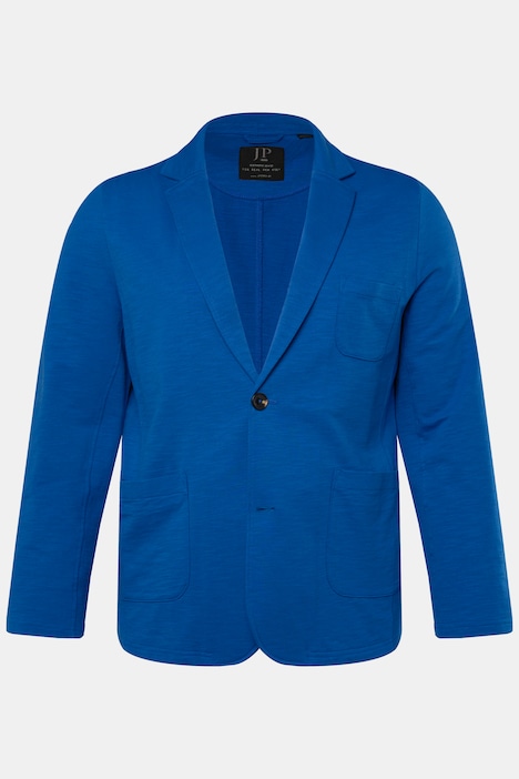 Sweat-Sakko, Flamm-Sweat, Revers, aufgesetzte Taschen