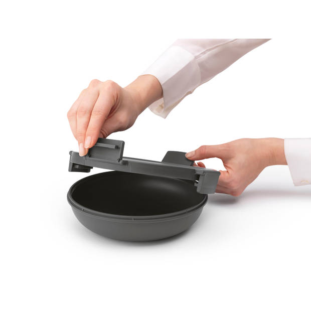 Brabantia Make & Take lunchkom 1 liter, kunststof - Dark Grey