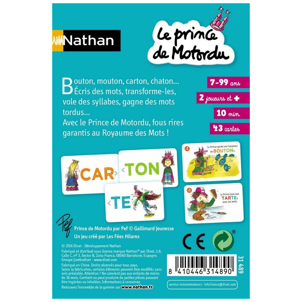 Jeux de Cartes : Le Prince de Motordu