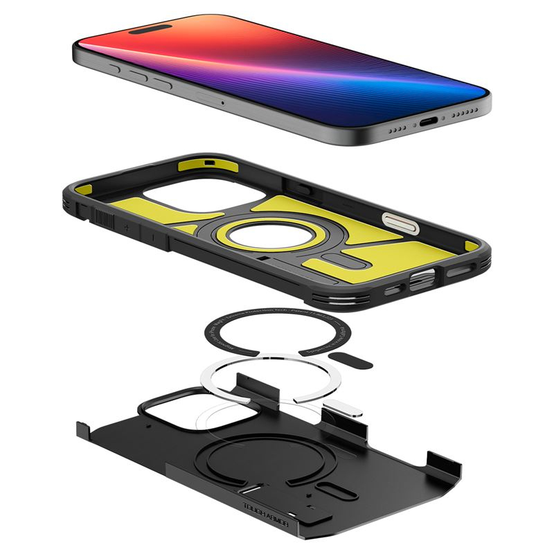 iPhone 16 Pro Tough Armor T MagSafe Case Hülle (ACS08510) - Schwarz