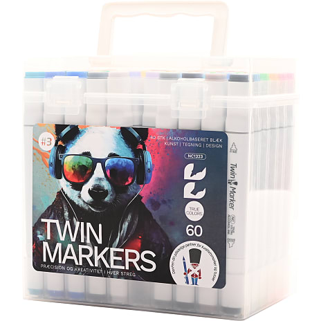 Danpen Twinmarkers 60 stk