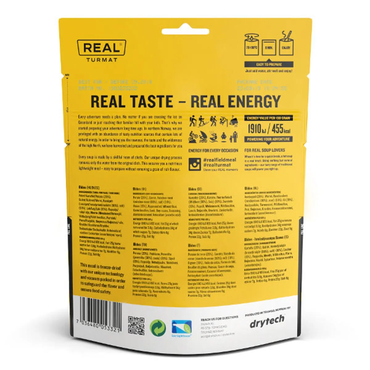 Real Turmat Bidos 370g