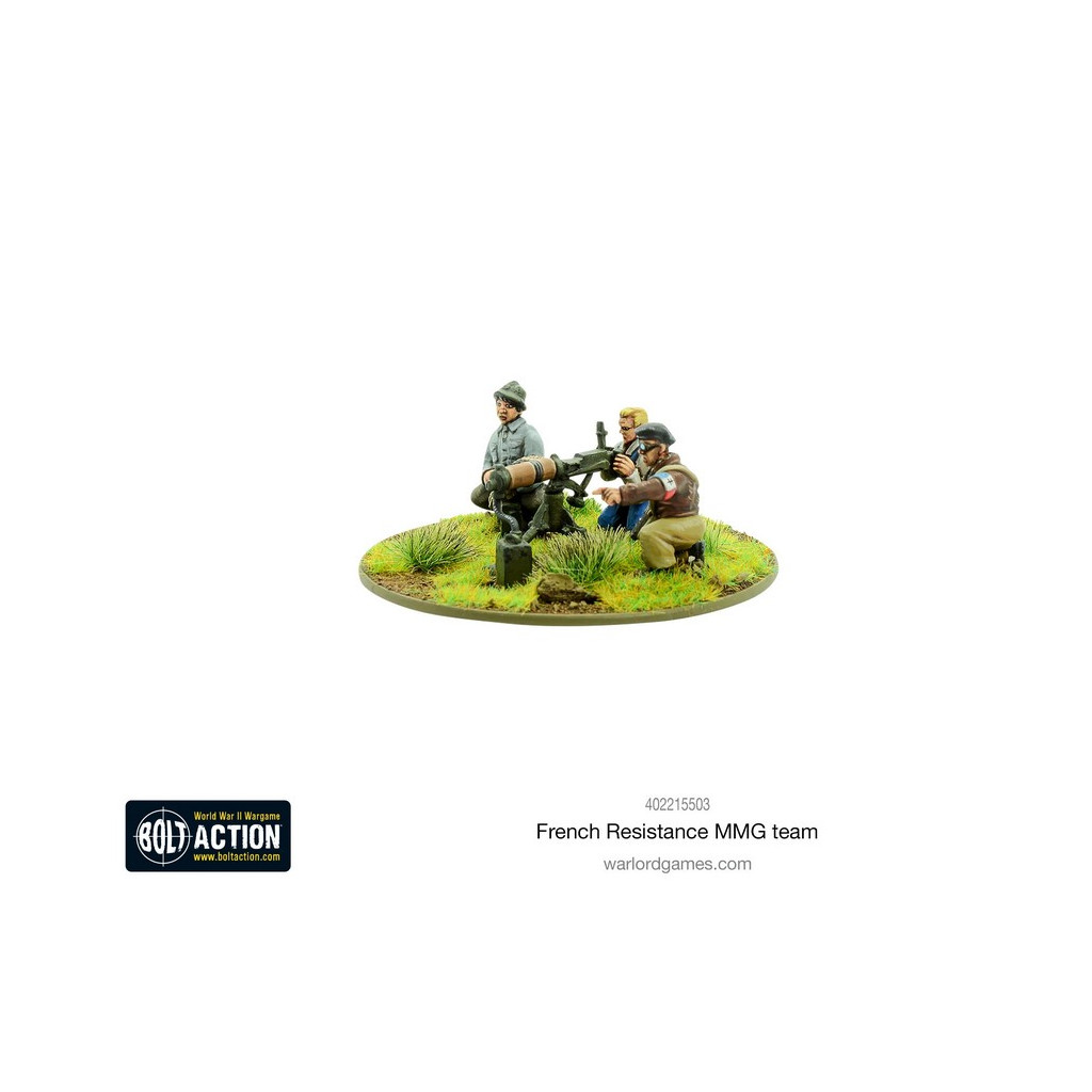 Bolt Action - French Resistance Light MMG Team