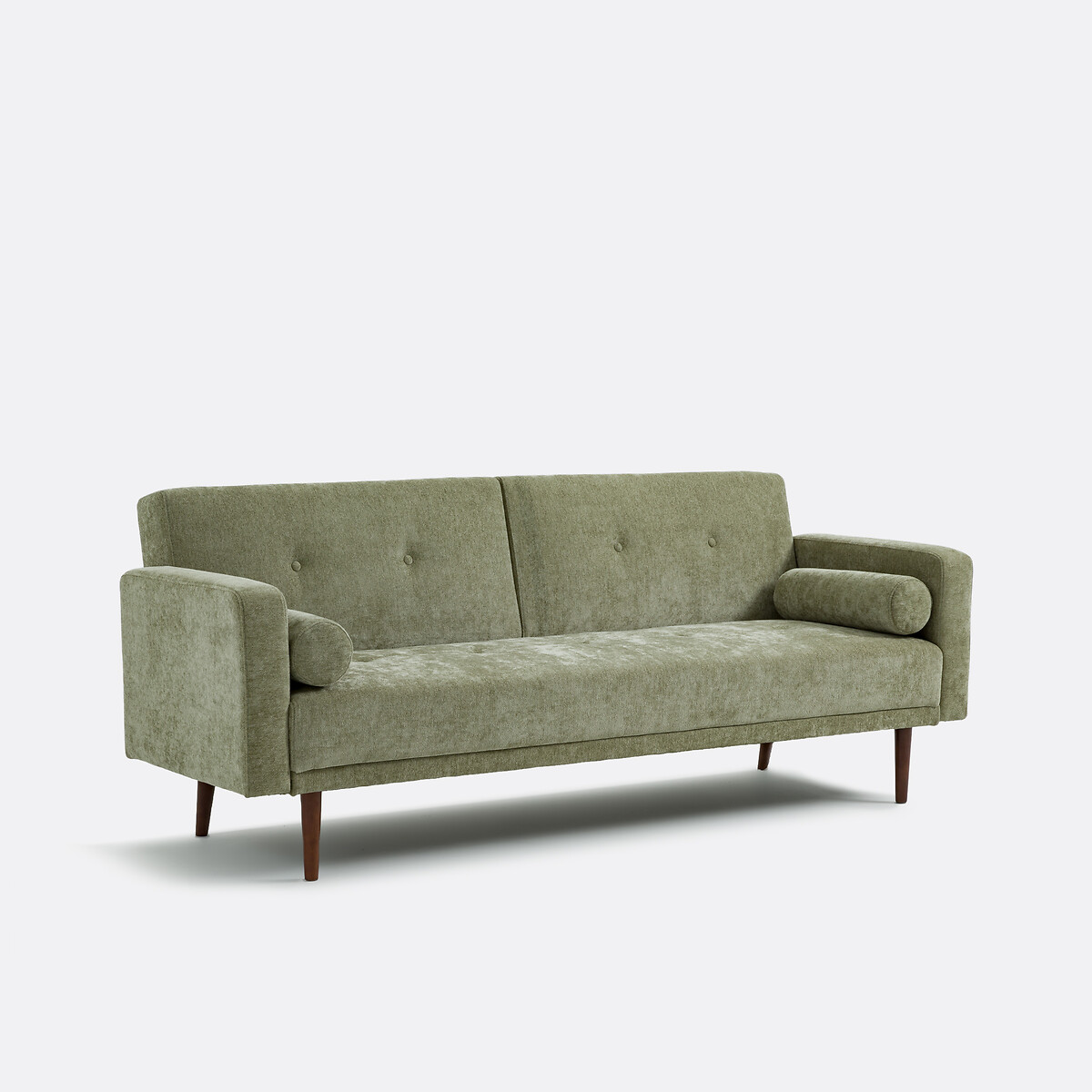 LA REDOUTE INTERIEURS<br>Sofá cama de 3 lugares, chenille, Tuske