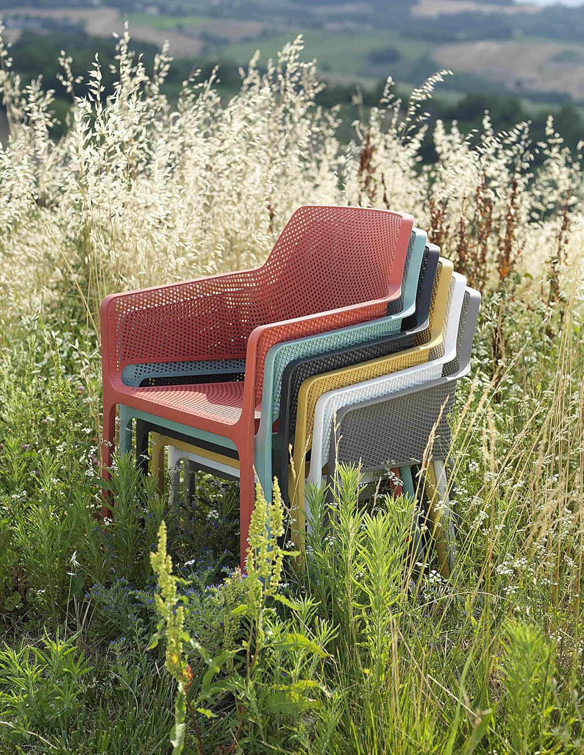 Nardi Gartensessel / Stapelsessel Net Relax Kunststoff senape