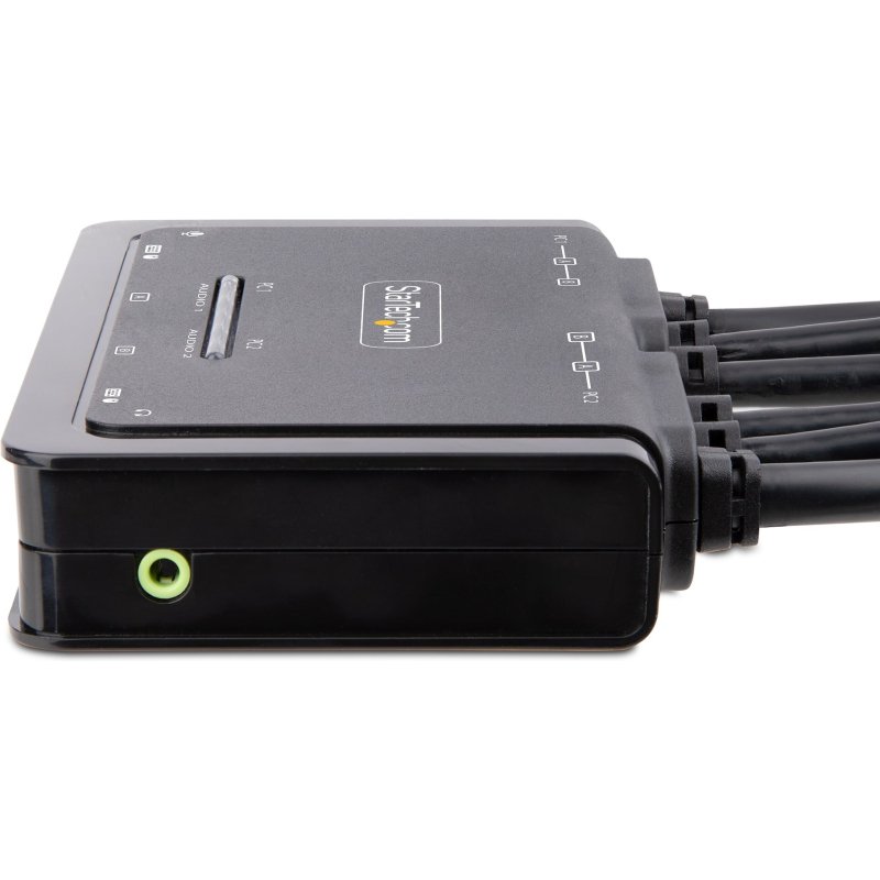 StarTech.com C2-DD46-UA2-CBL-KVM commutateur écran, clavier et souris Noir