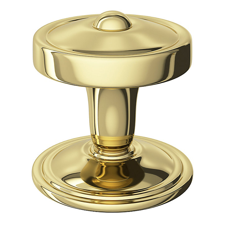 Bouton de porte arrondi GoodHome or Ø. 85mm x l.85 x H. 85mm
