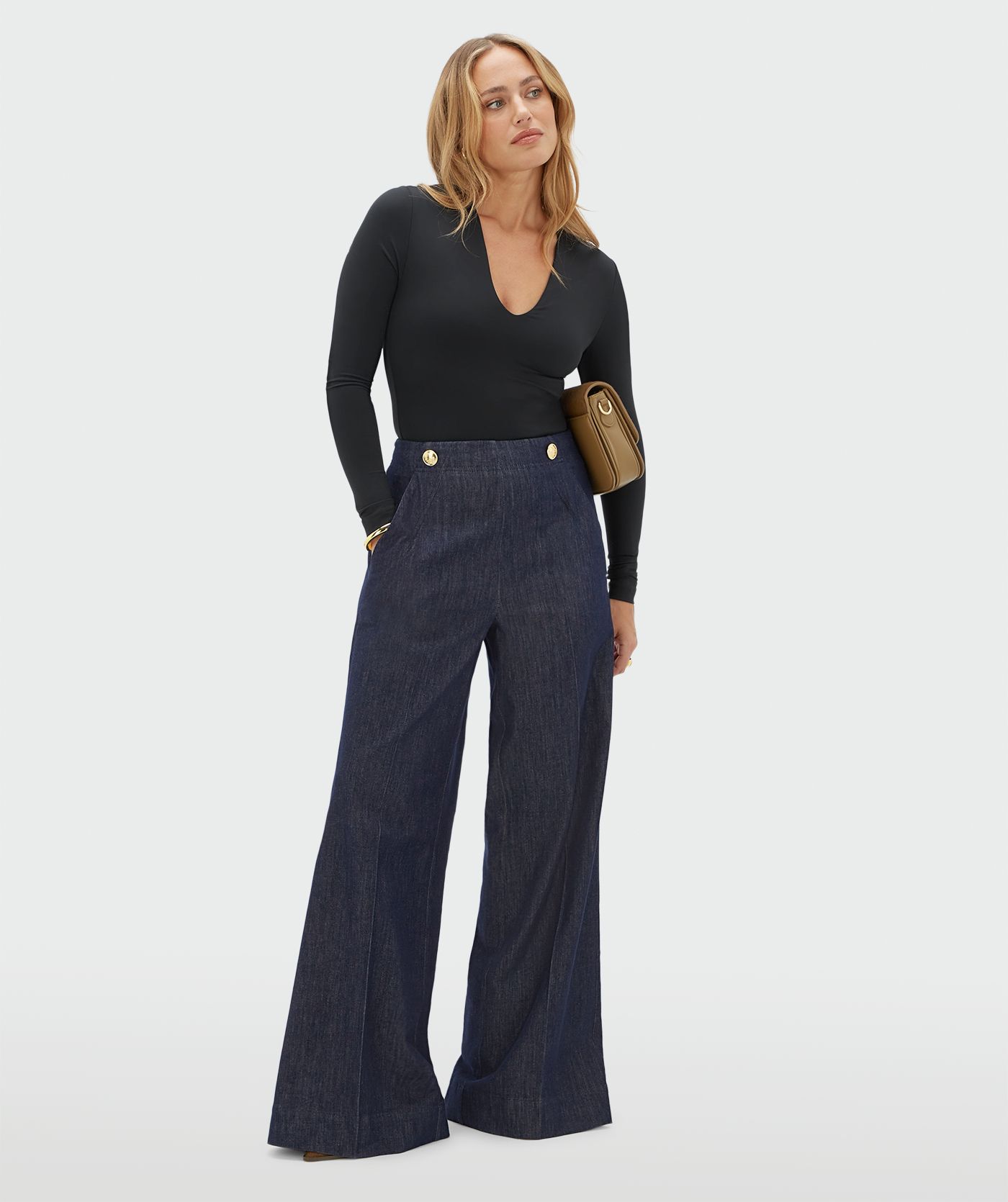 JV-WYREN slim fit body - black