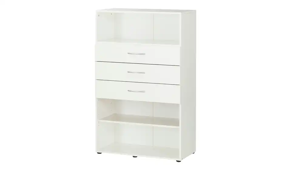 Regal Multischrank-System 80 cm 126 cm Weiß
