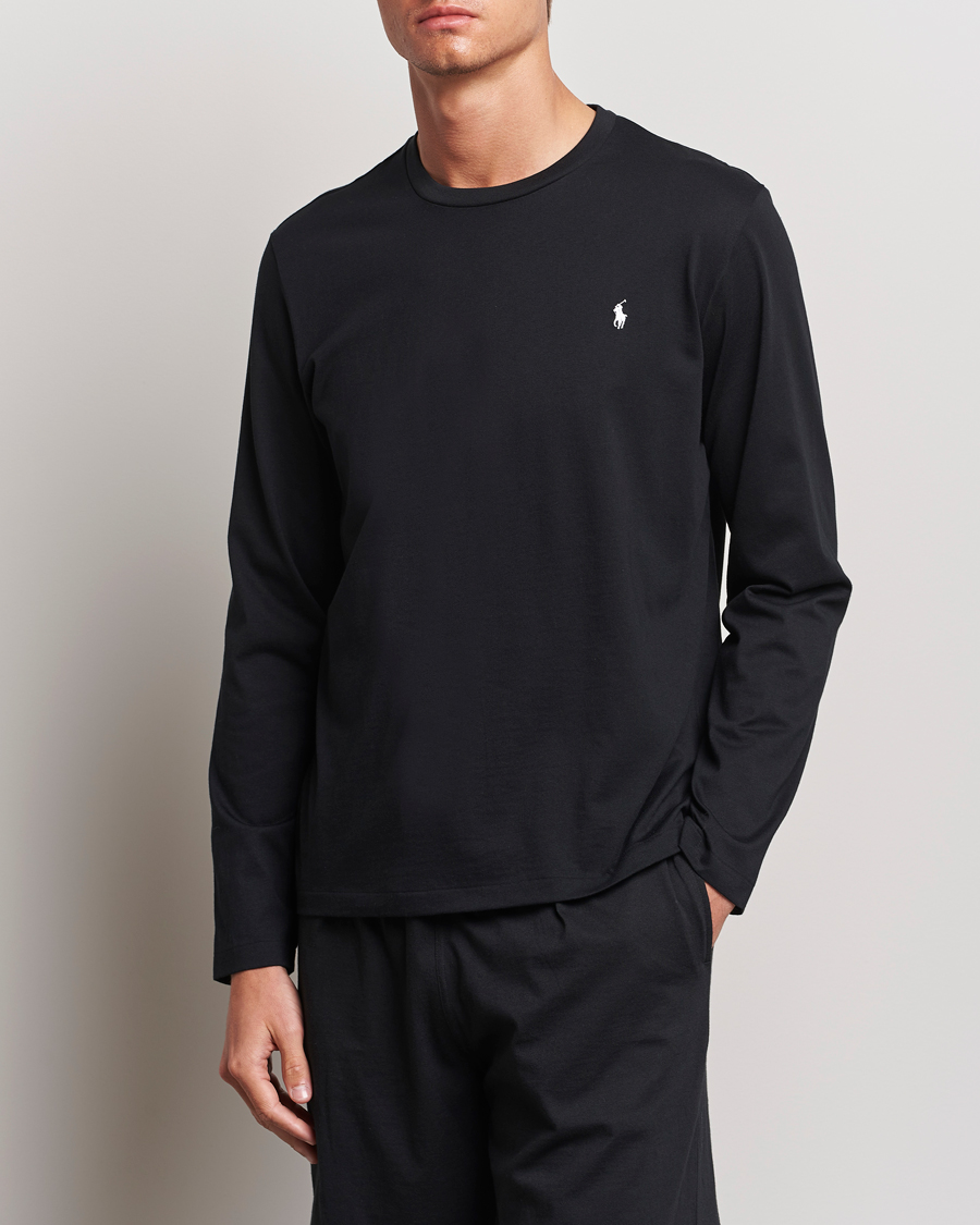 Polo Ralph Lauren Liquid Cotton Long Sleeve Crew Neck T-Shirt Black