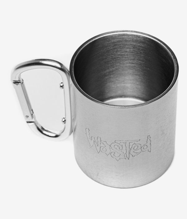 Wasted Paris Camping Mug Blind Tasse (silver)