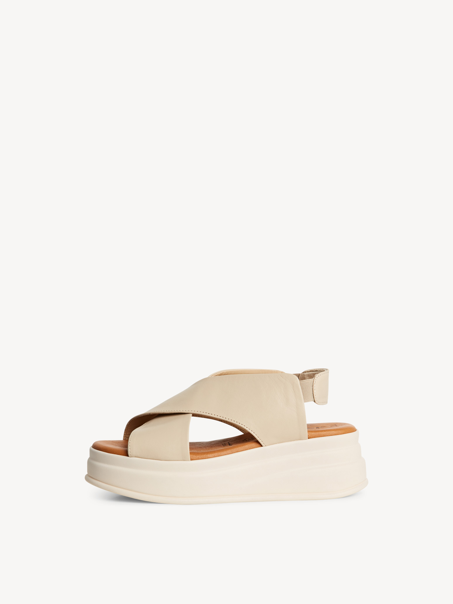 Leren Sandaaltje - beige