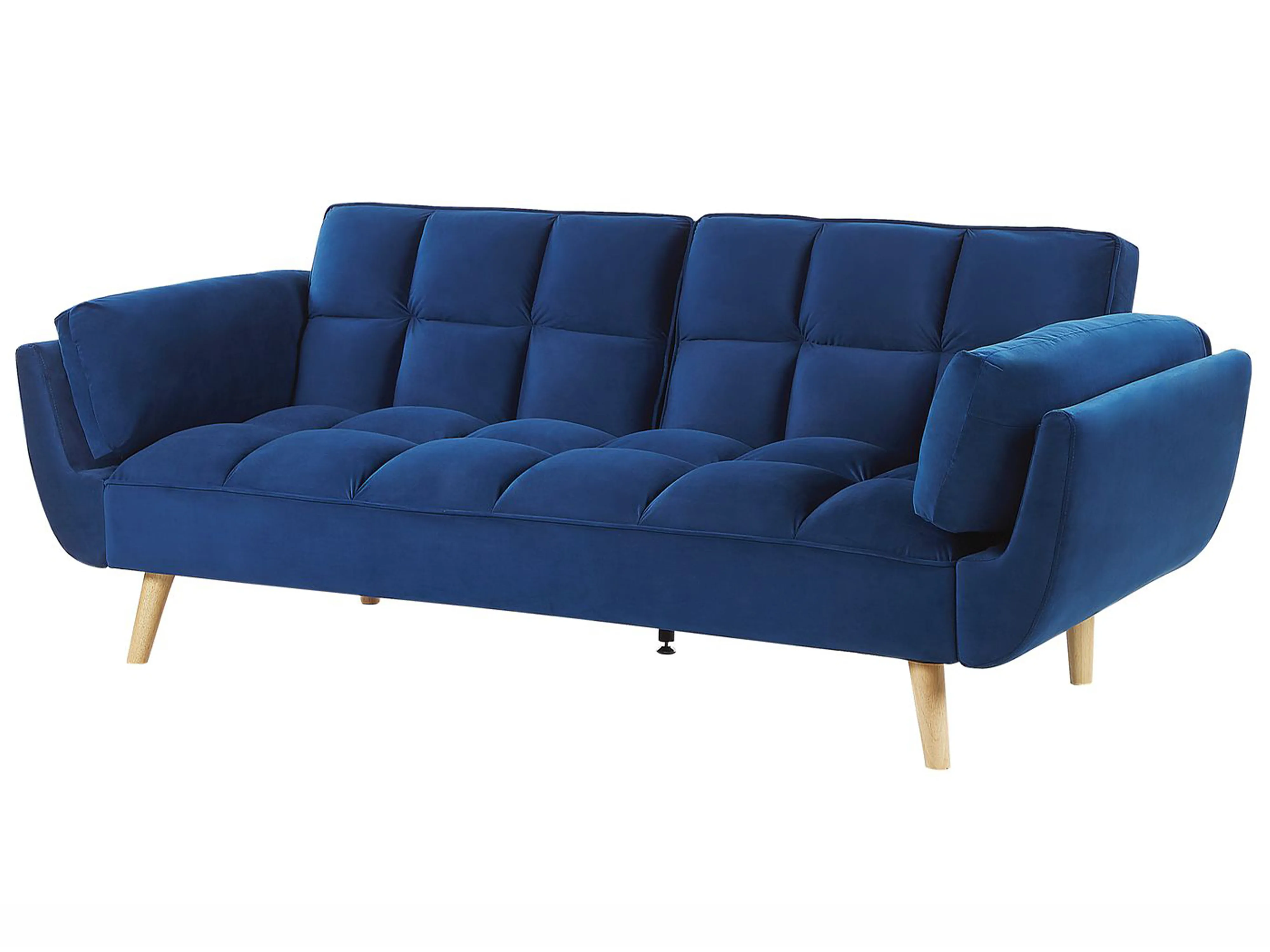 Slaapbank 3-zits ASBY Fluweel Marineblauw