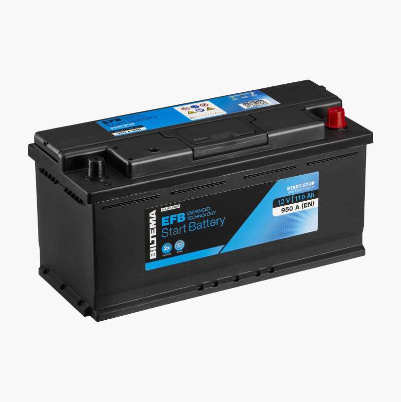 Startbatteri EFB, 12 V, 105 Ah
