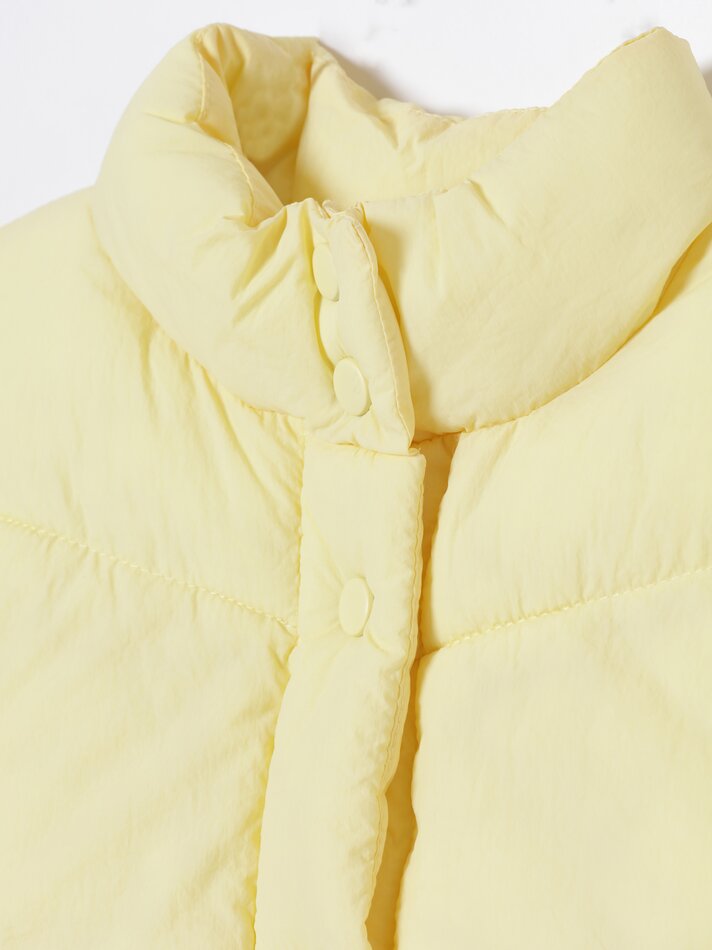 Colete acolchoado - Amarelo claro