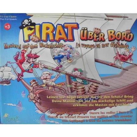 Bizak Pirat über Bord