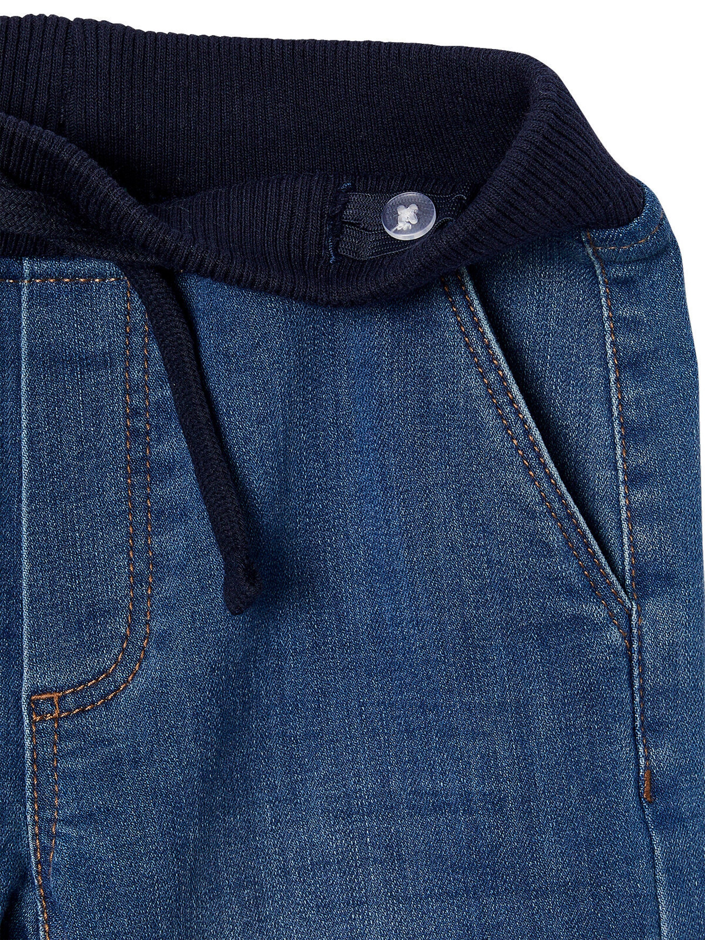Vertbaudet Die UNVERWÜSTLICHE, robuste Jungen Thermojeans blue stone