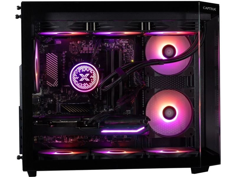 Captiva Gaming PC Highend Gaming R90-031 Gaming PC mit RTX 5070 Grafikkarte und AMD R7 Prozessor