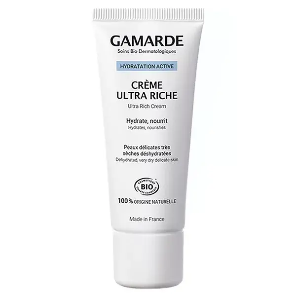 Gamarde Active Hydration Creme Orgânico Ultra Rico 40ml